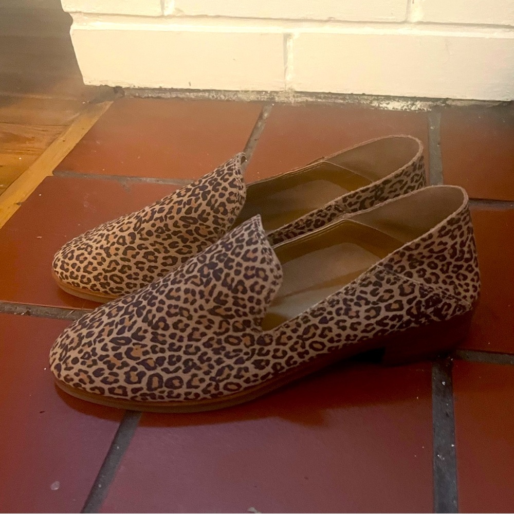 Lucky Brand leopard loafers